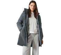 Lange Materialmix-Jacke - M