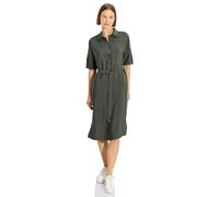 Blusenkleid CECIL Gr. L (42), US-Größen, grün (cool khaki) Damen Kleider Freizeitkleider mit Knopfleiste (94805527-L)
