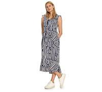 CECIL Damen B144123 Jersey Kleid mit Print, universal Blue, XXL