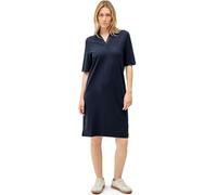 Cecil - Piquée Polo-Kleid blau - Gr. - XS