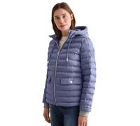 Steppjacke CECIL, Damen, Gr. S (38), lavender haze, Steppware, Obermaterial: 100% Polyester, Strukturmuster, casual, regular fit taillenbedeckt, Langarm Bündchen, Jacken, mit Kapuze (56299450-S) laven