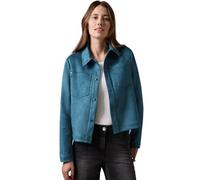 CECIL Damen B212321 Jacke im Velours-Look, Celestial Aqua Blue, XXL