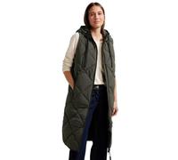 CECIL Damen B220191 Steppweste Lang, Olive Crop, S