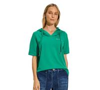 CECIL Damen B302783 Hoodie Sweatshirt, Malachite Green, 40