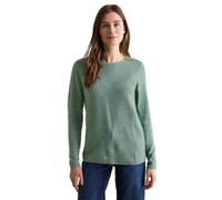CECIL Damen B302977 Strukturshirt, Heather Sage Green Melange, L EU