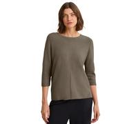 CECIL Damen B303211 Strukturpullover, Smoky Taupe Melange, Small