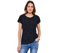Cecil Damen B319407 Kurzarmshirt, Deep Blue, M EU