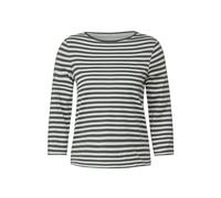 Cecil Damen B320858 Basic Baumwollshirt U-Boot Ausschnitt, Strong Khaki, S