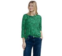Cecil Damen B320998 T-Shirt Tunika Bedruckt, Celery Green, XS