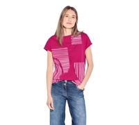 CECIL Damen B321312 Gestreiftes T-Shirt, pink Sorbet, XS