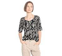 CECIL Damen B321507 Tunika T-Shirt, Black, Medium