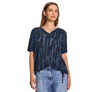 CECIL Damen B321907 Bedrucktes T-Shirt, universal Blue, 36