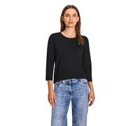 CECIL Damen B321963 Jersey-Shirt, Black, M