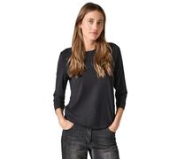 CECIL Damen B321963 Jersey-Shirt, Deep Charcoal Grey, M