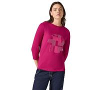 Cecil Damen B322086 Shirt Mit Print, Jewel Pink,XL