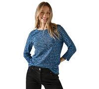 CECIL Damen B322248 Gestreiftes Shirt, Multi Aqua Melange, XXL EU