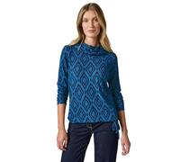 CECIL Damen B322262 Flauschiges Shirt mit Print, Aqua Melange, S