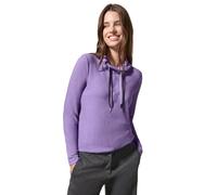 CECIL Damen B322387 Cosy Solid T-Shirt, Gentle Lilac Melange, XL