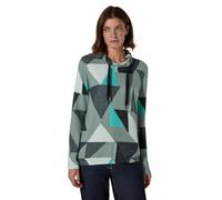 CECIL Damen B322388 TOS Multicolor Triangle Cosy T-Shirt, Glaced Green Melange, XXL EU