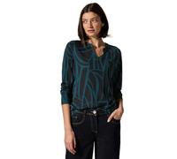 CECIL Damen B322472 Shirt im Tunika-Look, Schwarz, XL
