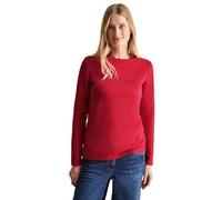 CECIL Damen B322611 Strukturshirt Mit Wording, Granita Red, XL EU