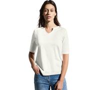 CECIL Damen B322917 T-Shirt im Tunika-Look, Vanilla White, S