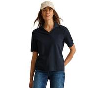 CECIL Damen B322947 Piquée Poloshirt, universal Blue, X-Small