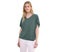 Cecil Damen Lässiges V-Neck Shirt in Grün, Gr: XL
