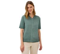 CECIL Damen B323511 V-Neck Shirt mit Farbverlauf, Dark Balmy Khaki, XXL