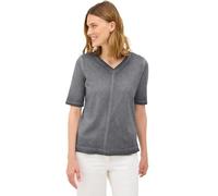 CECIL Damen B323511 V-Neck Shirt mit Farbverlauf, Volcanic Grey, XXL