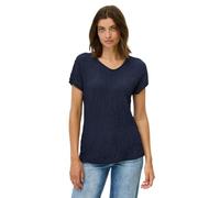 Cecil Damen Strukturshirt in Blau, Gr: XL