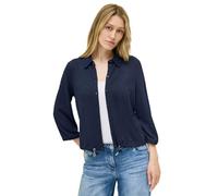 CECIL Damen B323528 Leichte Crepe Jacke, Urban Navy Blue, XXL