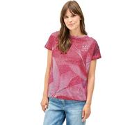 CECIL Damen B323533 Ombré Burn-Out T-Shirt, Glazed Apple Red, S