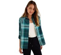 Cecil Damen B344163 Hemdbluse Kariert, deep Lake Green,M