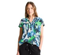 CECIL Damen B344829 Print Viskose Bluse, Vanilla White, M