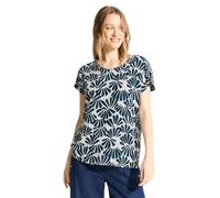 CECIL Damen B344830 Printmix Bluse, Dark Petrol Blue, Large