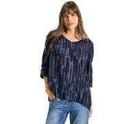 CECIL Damen B344977 Bedruckte Bluse, universal Blue, X-Large