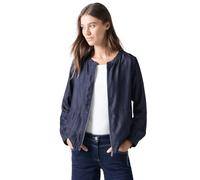 CECIL Damen B344982 Lyocell-Blusenjacke, Dark Blue wash, 42