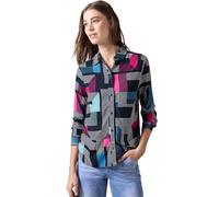 CECIL Damen B345025 Bedruckte Bluse, Deep Petrol, M EU