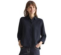 CECIL Damen B345436 Kurze Strukturbluse, Universal Blue, XXL EU