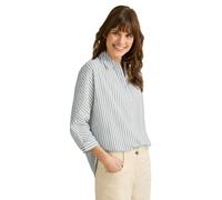 CECIL Damen B345545 Gestreifte Hemdbluse, Slate Khaki, XS