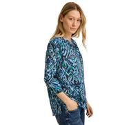 CECIL Damen B345575 Bedruckte Baumwollbluse, universal Blue, XXL