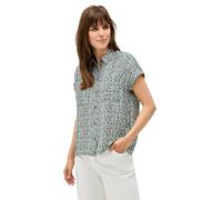 Cecil Damen Gemusterte Hemdbluse in Grün, Gr: XL