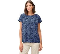 CECIL Damen B345822 Minimal Print Blusenshirt, Urban Navy Blue, XL