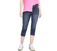 CECIL Damen B377181 3/4 Jeans, mid Blue Used wash, 27W x 22L