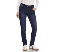 CECIL Damen B377691 Jeans Casual Fit, Blue Black Used Wash, 30W / 28L
