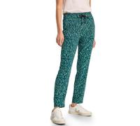 Cecil Damen B377977 Hose Loose Fit, Fir Green, XS / 28L