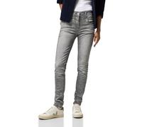 CECIL Damen B378099 Jeans Slim Fit, Light Grey Stone wash, 32W x 28L