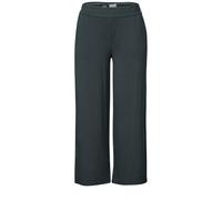 Culotte CECIL, Damen, Gr. XL, Länge 26, slate khaki, Stoff, 95% Viskose, 5% Elasthan, unifarben, casual, loose fit normal, Hosen, im Loose Fit (20362506-XL) slate khaki
