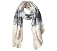 CECIL Damen B572580 Gestreifter Schal, Black, A